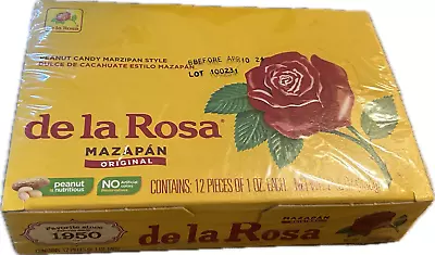 De La Rosa Mazapan 12 Pieces ORIGINAL Peanut Candy Marzipan 11.8 Oz • $7.80