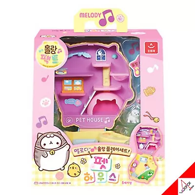 Molang Pact Melody Pet House Figure Pocket Miniature Role Play Set Korea Toy • $74.66