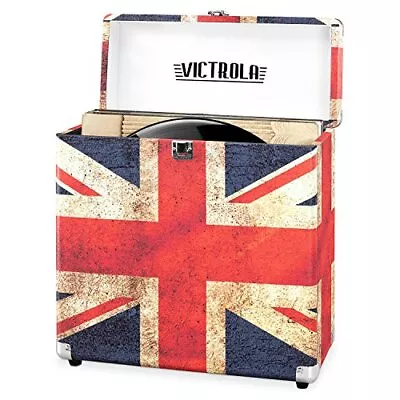 Vintage Vinyl Record Storage And Carrying Case Fits All Standard Records - 3... • $75.96