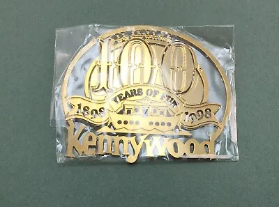 $8 • Buy Vintage Kennywood Amusement Park 100th Anniversary Laser Cut Metal Magnet 1998