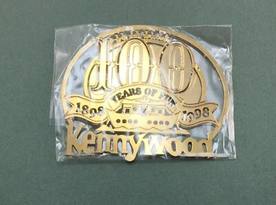 $8 • Buy Vintage Kennywood Amusement Park 100th Anniversary Laser Cut Metal Magnet 1998