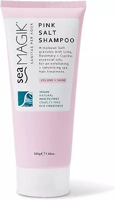 Sea Magik Natural Shampoo - SLS Free Exfoliating And Volumising With Pink Salt • £17.56