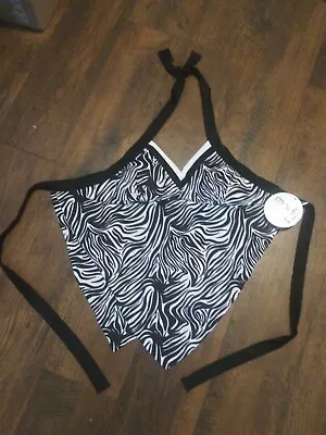 New Mod Bod Size S  Zena  Tankini  Top Swimsuit Swim Suit Black White  • $2.49