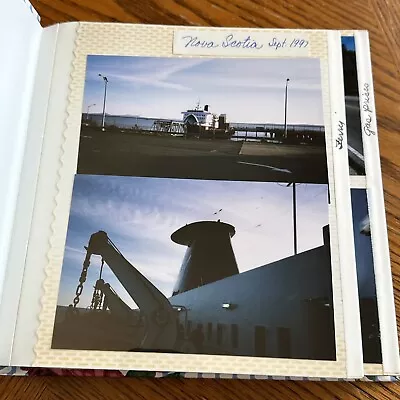 $16.99 • Buy VTG 1997 FAMILY Photo Album Nova Scotia Vacation  66 Pictures Canada