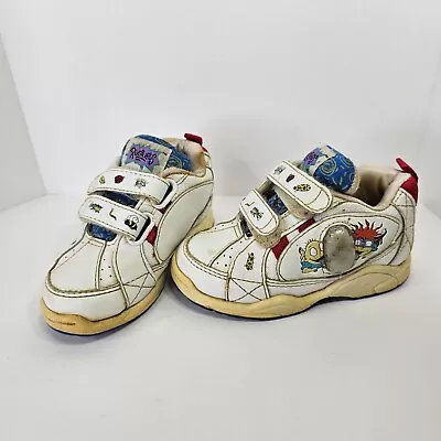 Nickelodeon Toddler 7.5 Vintage Rugrats Viacom Sneakers Shoes READ 90s • $10