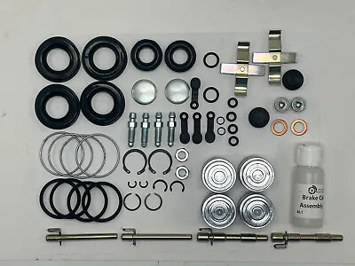 Porsche 914-4 Rear Brake Caliper Complete Rebuild Kit (x2) W/ Pistons And Hdwr • $199