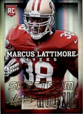 2013 Absolute Spectrum Gold #161A Marcus Lattimore /25 • $6