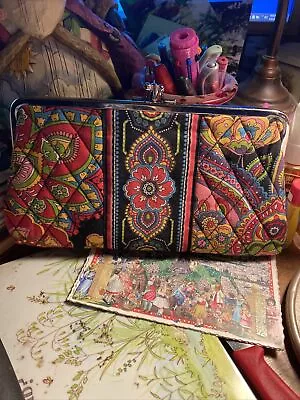 Vera Bradley Symphony In Hue Double Kisslock Wallet EUC • $35