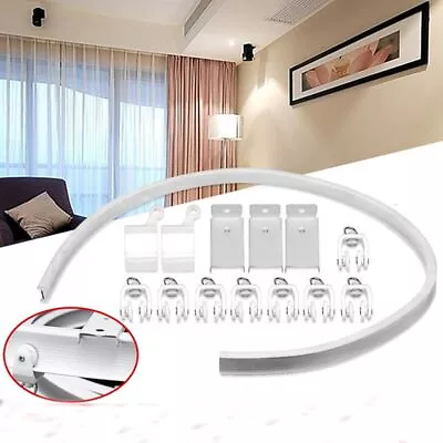 Bendable Flexible Curtain Track Rod Rail Ceiling Window Caravan Straight Bay NEW • $44.57