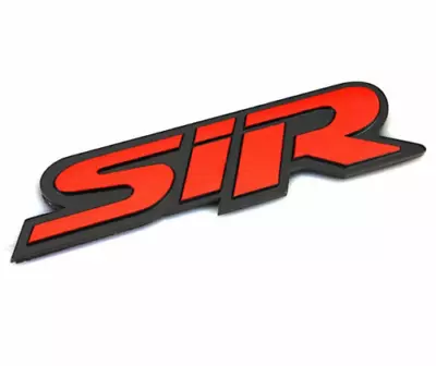 NEW JDM Metal 3D Red SiR Trunk BADGE Rear Fender Emblem Decal Stickers Sport  • $15.29