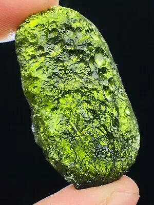 50ct Meteorite Moldavite Green Impact Fragment Meteor Stone Space Asteroid+coa • $15.19