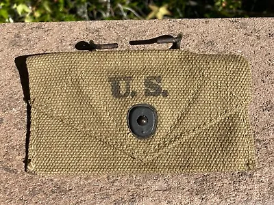 WW2 M1924 US Military Army Field Gear First Aid Pouch Original 1942 Bearse • $99.99