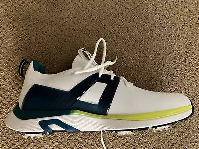 FJ Hyperflex Golf Shoe 10.5 New White Blue And Lime • $115