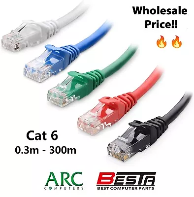 Wholesale CAT6 UTP Color  Cable 0.3m 0.5m 1m 2m 3m 5m 10m 20m 30m 50m 100m 300m • $2.39