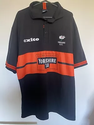 Ultra Rare Yorkshire Cricket Shirt Mens Large • £42.50