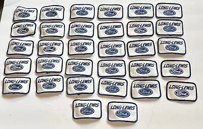 Vintage Lot (30+) Ford Rectangle Embroidered Iron-on Patches NOS; Long-Lewis • $49.99
