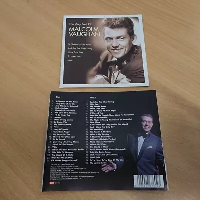 Malcolm Vaughan: The Very Best Of Malcolm Vaughan (2008) 2 CDs & Inserts Only • £2.35