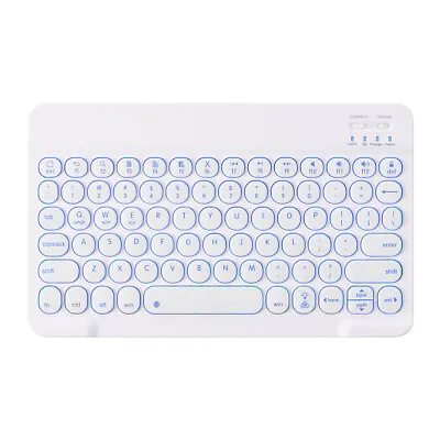 Wireless Bluetooth Keyboard Portable Mute Rechargeable Backlight Mini Ultrathin • $17.34