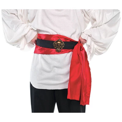 £14.67 • Buy Captain Pirate W/ Sash Caribbean Halloween Costume Fancy Dress Cosplay Accessory