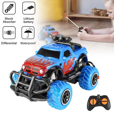 Off Road Vehicle Racing Car With Remote ControlGraffiti RC Truck Toy For Kids • $11.89