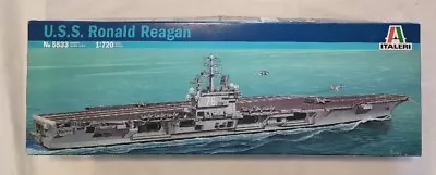 Italeri 1:720 Aircraft Carrier U.S.S Ronald Reagan Model Kit • $58