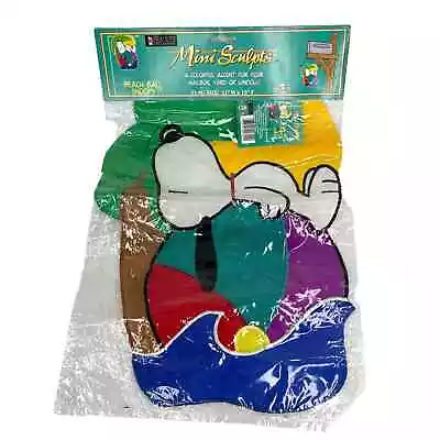 Snoopy Mini Flag Summer Vacation Beach Ball Wave 11  X 15  New • $25