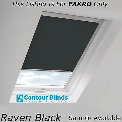 Blackout Blinds For Fakro Roof Windows Skylights In 8 Different Colours. Black • £0.99