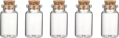 £5.13 • Buy Empty Spell Jars Small Glass Bottles With Cork Lids Miniature Potion Bottle For