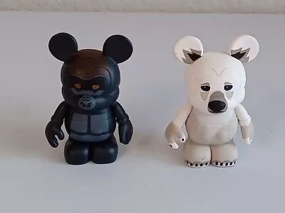 Lot Of 2 VINYLMATION Disney Animal Kingdom Series Vinyl Figure 3  Preowned Loose • $10