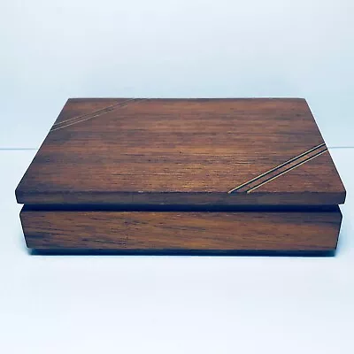 Wooden Vintage Trinket Box • $4.99