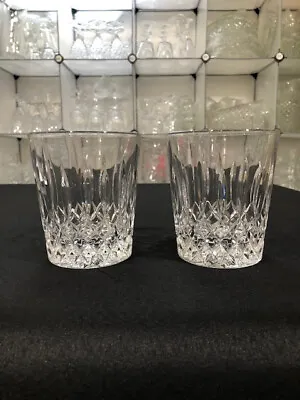 Old Dublin By Mikasa - A Pair Of Vintage Cut Crystal Double Old Fashined Glasses • $89