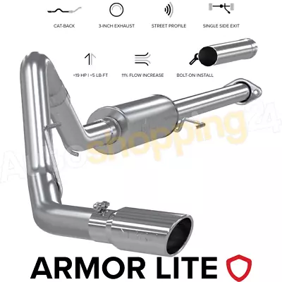 MBRP Side Exit 3  Cat-Back Exhaust For 2015-2020 Ford F-150 2.7L/3.5L EcoBoost • $434.99