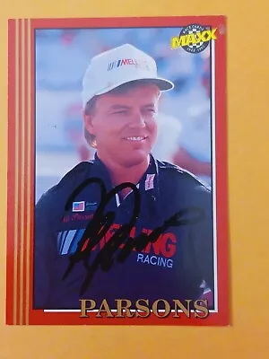 Phil Parsons Signed 1992 MAXX - NASCAR - Autographed • $2.99