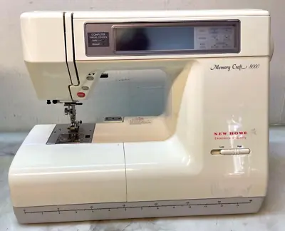New Home Memory Craft 8000/Janome MC8000 Sewing And Embroidery Machine - C0088 • $149.99