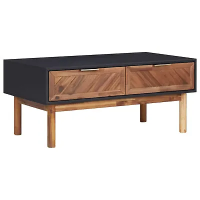 Coffee Table 90x50x40  Solid Acacia Wood And MDF F1G6 • £208.99