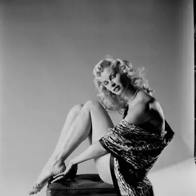 $9 • Buy Actress Irish Mccalla Poses At Home In LA 1956 OLD PHOTO 17