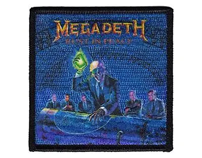 Official Licensed - Megadeth - Rust In Peace Alien Embroidered Vinyl Patch Metal • £6.75