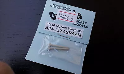 Ozmods Models 1/144 AIM-132 ASRAAM Missile (2 Per Pack) • $6