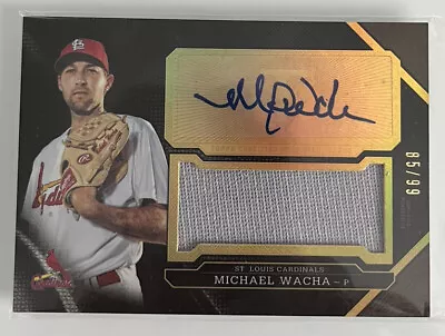 2016 Topps Triple Threads Unity Jumbo Relics /99 Michael Wacha #UAJR-MWA Auto • $15.99