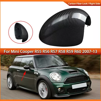 Door Rearview Mirrors Cover Caps For Mini Cooper R55 R56 R57 R58 R60 Right Side • $27.35