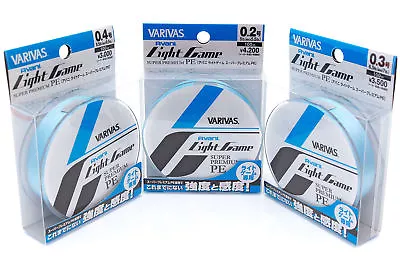 VARIVAS Avani Light Game PE #0.2 #0.3 #0.4 - 150m 4 Braid Premium Line JAPAN • $59.95