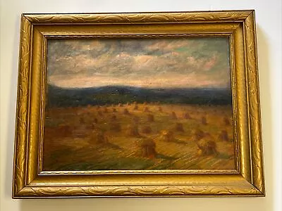 Cornelius Hankins Painting Antique Wpa Tennessee Mississippi Virginia Farm 1910 • $2750