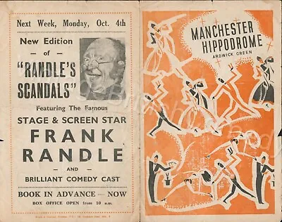 Manchester Hippodrome Programme 1943 - Albert Burdon & Tommy Fields • £15