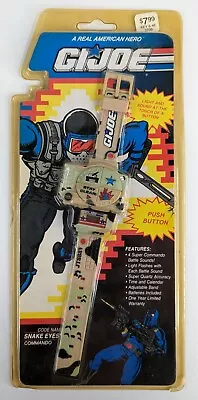 🔥 Vintage Rare 1992 Gi Joe   Snake Eyes   Digital Watch  - Brand New 🔥 • $59.97