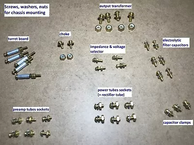 Plexi Amp Hardware Kit (screws Washers Nuts) • $26.50