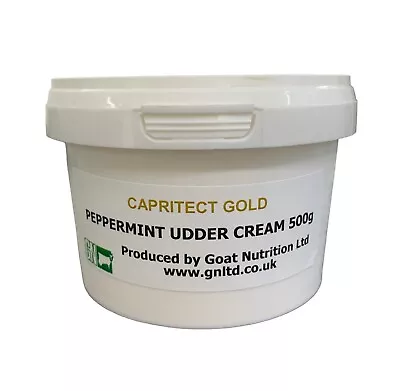 Capritect Gold - Peppermint Udder Cream With Essential Oils • £19.99