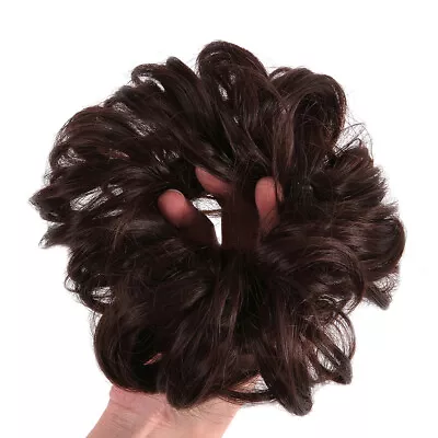 Ladies LARGE Messy Bun Hair Piece Scrunchie Updo Wrap Hair Extensions As Human • $9.63