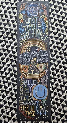 Mob Skateboard Grip Tape HAND-DRAWN Graphic Artwork Tumble Humble Skull Friends • $50