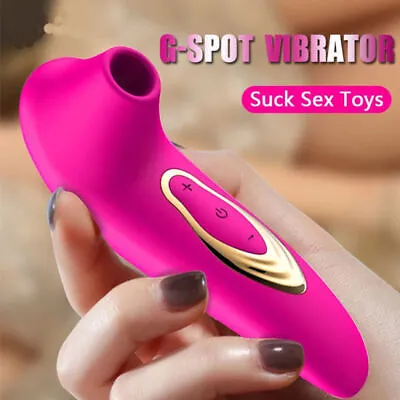 5 Speed Sucking Oral Clit Nipple Massager G-Spot Dildo Vibrator Woman Sex Toys • $12.95