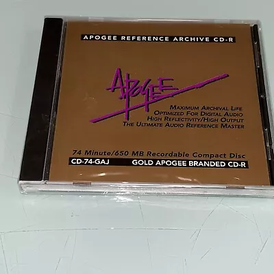 Apogee Reference Archive CD 74 Minute / 650 MB Recordable Compact Disc • $8.86